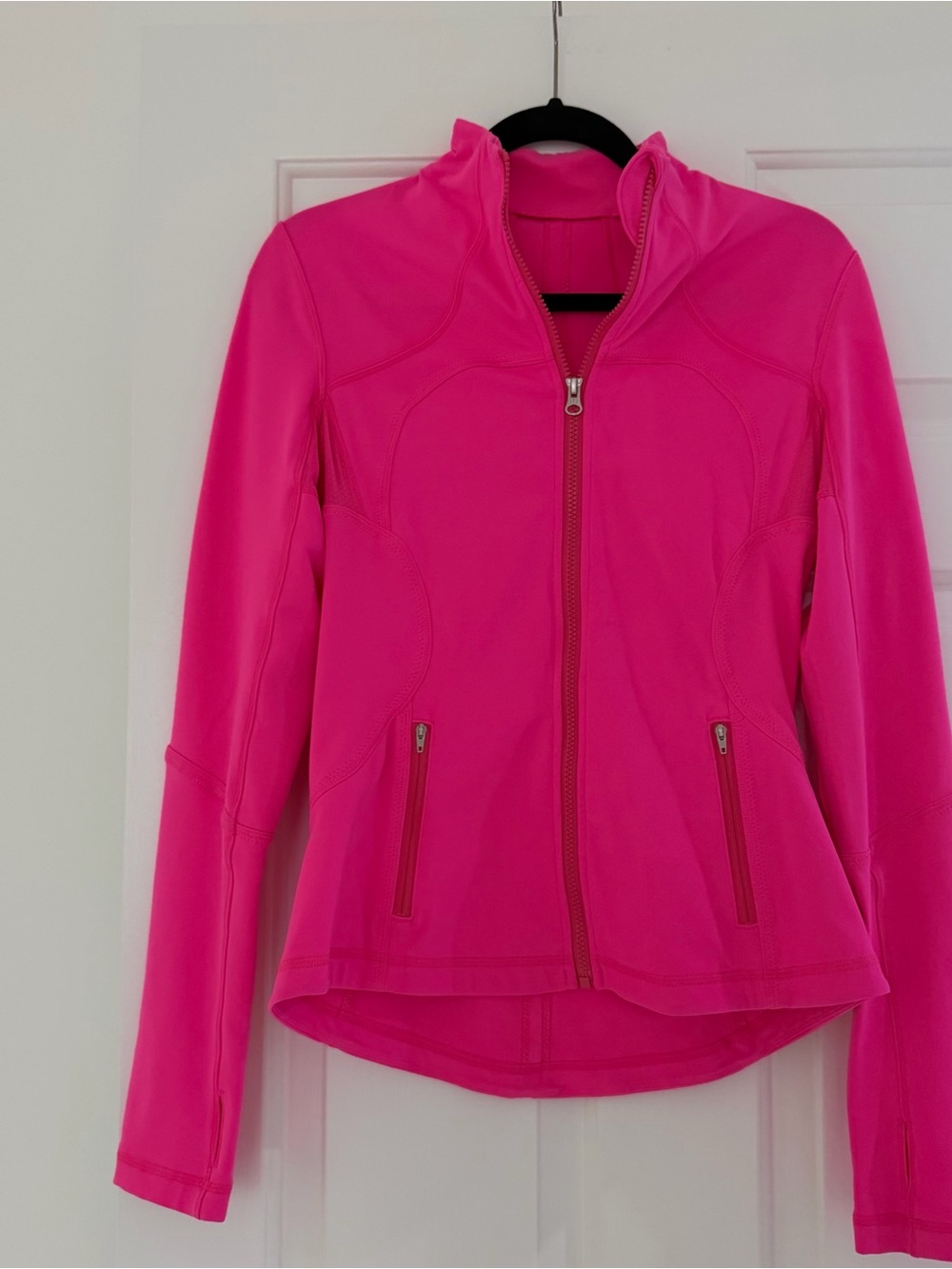 Lululemon Women’s Hot Pink Zip-Up Active Jacket Size 10